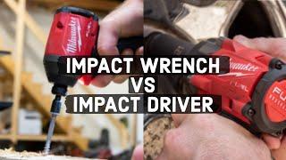 Impact Wrench vs Impact Driver - What's The Difference?