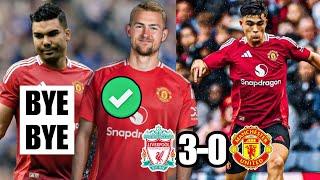 Man Utd Sign De Ligt NOW!! Amass Is Special! Casemiro ADIOS! Liverpool 3-0 Man Utd Reaction