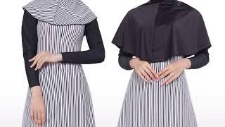 Baju Renang Muslimah Dewasa Kombinasi Hijab Panjang   Hitam, M Pesan