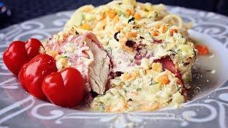 Thermomix® TM5®leckeres Hähnchen im Speckmantel