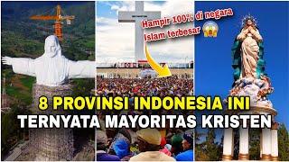 Tetap mayoritas Kristen di tengah Negeri Muslim Terbesar ke-2 Dunia‼️8 PROVINSI KRISTEN...