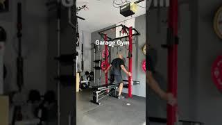 Garage Gym Ideas (Folding Weight Bench & Rack) #shorts