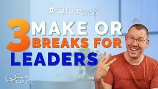 Three Non-negotiable Mindsets & Skills for Leaders | #culturedrop | Galen Emanuele