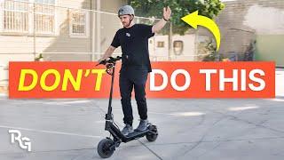 Avoid These 6 Electric Scooter Riding Mistakes!