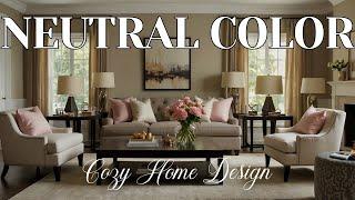 65+ Neutral Living Room Ideas for a Beautiful & Cozy Design | Timeless Inspiration