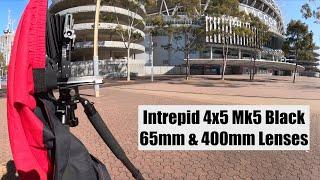 The Long and the Short: Intrepid 4x5 Mk5 Black with Fujinon 65mm & 400mm lenses