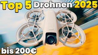 Beste Drohnen unter 200€!  Drohnen mit Kamera (TOP 5) Quadrocopter Vergleich (2025)