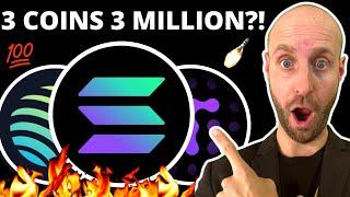 TOP 3 "MUST HOLD" SOLANA CRYPTO COINS FOR THE 2025 BULL RUN?! (URGENT!!!)