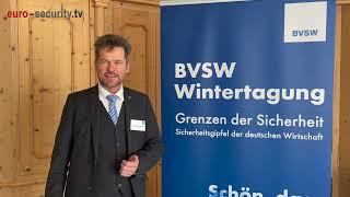 Der Vorstandsvorsitzende des BVSW Johannes Strümpfel  zur Wintertagung im März 2023