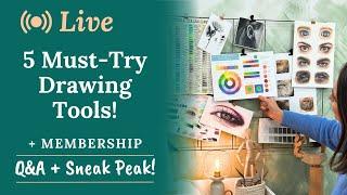 5 Must-Try Drawing Tools for Realistic Drawing + Sneak Peak Inside My Membership!