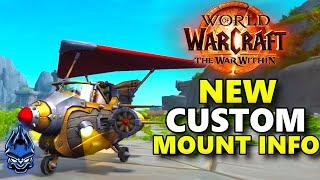 NEW Customizations For The Delver's Dirigible CUSTOMIZABLE Mount & MORE WoW NEWS