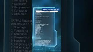 Material satpas ready dan tidak ready digital korlantas sim online (Pilih diluar list)