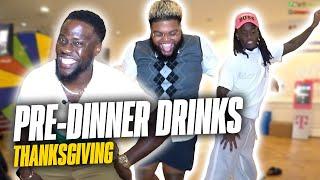 Druski x Kai Cenat x Kevin Hart Thanksgiving Sleepover - Pre Dinner Drinks