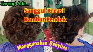 Sanggul Kreasi Rambut Pendek.@Agustina Sembiring.