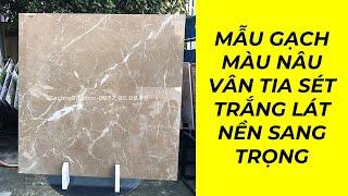 Gạch lát nền nhà phòng khách 60x60 bóng kiếng miền Tây