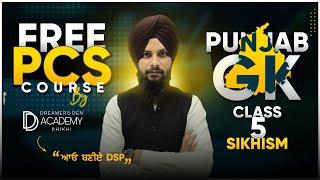 Free PCS Course I Punjab GK 5 - Sikhism