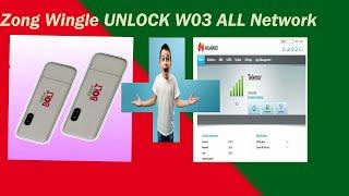 Zong 4g w03 unlock easy method  03003022164 contact Whatsapp