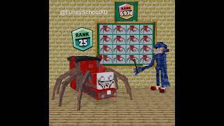 Shin Sonic helps Choo-Choo Charles rank up to 6974 #shorts #shinsonic #choochoocharles #minecraft