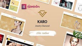 Karo | Jewelry Diamond WooCommerce WordPress Theme Free Download