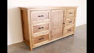 How To Build a Rustic Dresser