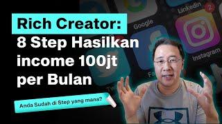 Cara Dapat 100 Juta dari Social Media Sebagai Rich Creator