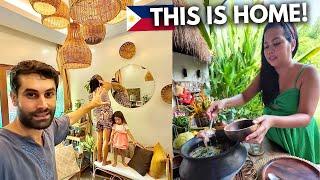 Love Joy and Simple Countryside Life in the Philippines  Italian Filipina Family