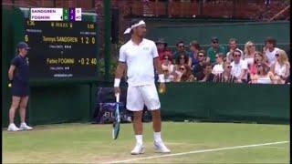 Wimbledon, Fognini perde il controllo: "Maledetti inglesi, deve scoppiare una bomba qua"