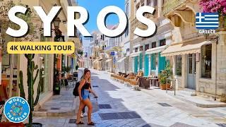 Syros, Greece: 4K Walking Tour: Exploring the Heart of the Cyclades 