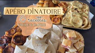 APÉRO DÎNATOIRE | 6 RECETTES FACILE ET RAPIDE 🫒️️