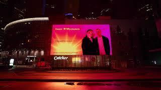 "Always on" billboard for Yandex Music