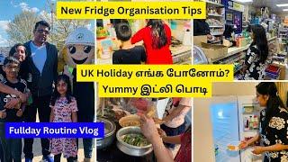 UK 9AM to 9PM Day Routine | Fridge Organizing, Shopping ,cooking Indian MOM of 2 #diml #vlog  #home