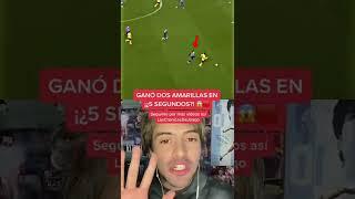 EL se ganó 2 AMARILLAS en ¿¡5 SEGUNDOS!?  | El crack del Arsenal que se fue expulsado increible