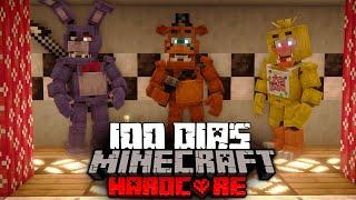 Sobreviví 100 días En Un Apocalipsis de FIVE NIGHTS AT FREDDY'S En Minecraft HARDCORE... Esto pasó