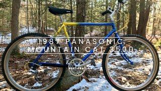 1987 Panasonic Mountain Cat 3500 - Free Garbage Bike To Classic Vintage Mountain Bike Restoration