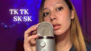 ASMR  DRY MOUTH SOUNDS (TKTK, SKSK, TIKA TUT, TONGUE CLICKING)