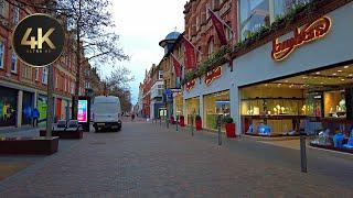 Leicester FEBRUARY 2024 Morning Walk 09:00 AM City Walking Tour (4K 60FPS)