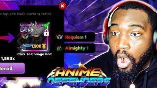 I Spent 10,000 ROBUX On Subscribers account And Got These Op Traits Anime defenders Update 3