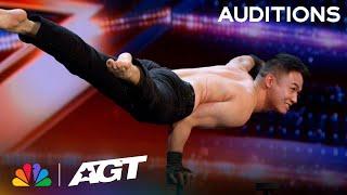 Chen Lei unleashes the extraordinary with INCREDIBLE hand balancing! | Auditions | AGT 2023