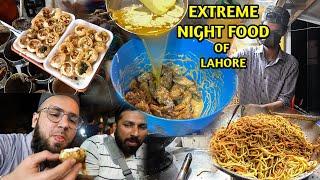 Extreme Night Street Food in Lahore | Delhi Style Butter Chicken | Chowmein + Gol Gappa Kind