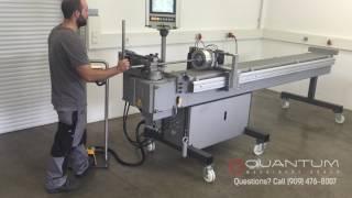 QMS-60 Rotary Bender Equipped with Programmable Turning Carriage