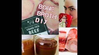 How To Make Gelatinous, Collagen Bone Broth For Gut Health & Glowing Skin! + Whipped Tallow Latte!
