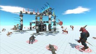 EVERY UNIT vs GIANT Bladed Spinning Machine - Animal Revolt Battle Simulator ARBS