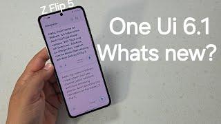 Z Flip 5 - One Ui 6.1 What's new?