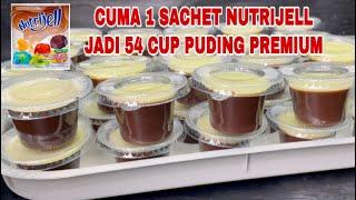 The best Chocolate Pudding‼️ With 1 Sachet of Nutrijell, the result is Dozens of Premium Pudding