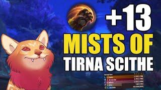 Mists of Tirna Scithe +13 | Feral Druid POV | TWW Season 1