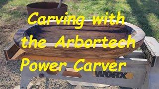 Carving a Bowl with the Arbortech Power Carver