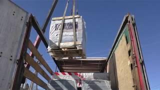 Керамическая черепица. Правильная выгрузка из машины
