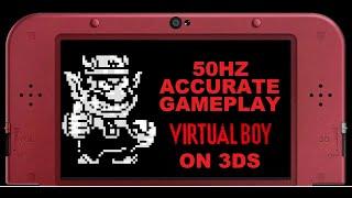 Virtual Boy on 3DS but now running at accurate 50HZ output