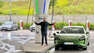 We Landed In Germany & Blasted Straight To This Amazing EV Charging Station!