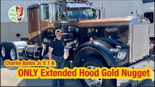 The ONLY Extended Hood Gold Nugget! Charlie Bates Jr.'s Limited Edition W900A Kenworth